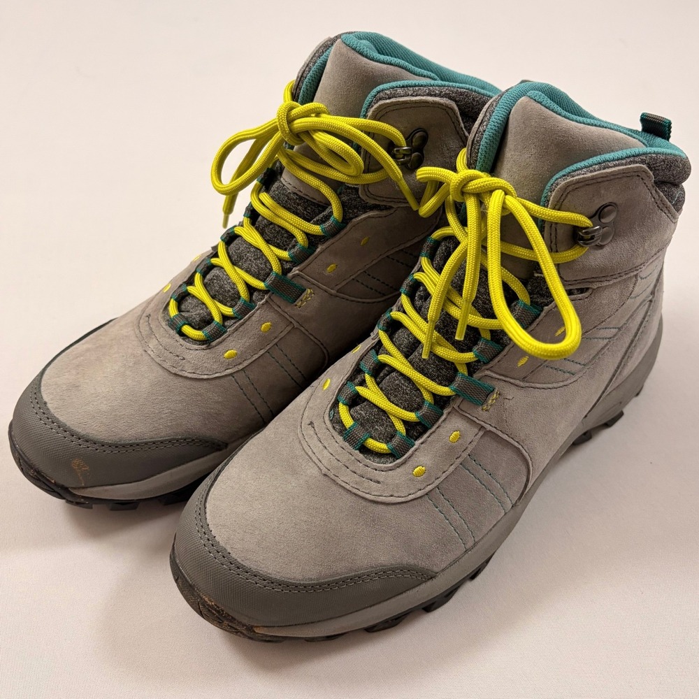 Duluth Trading Hiking‎ Boots Womens 9.5 Gray Jillpine Suede Leather Waterproof